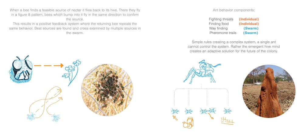 Thesis swarms and emergent assembly