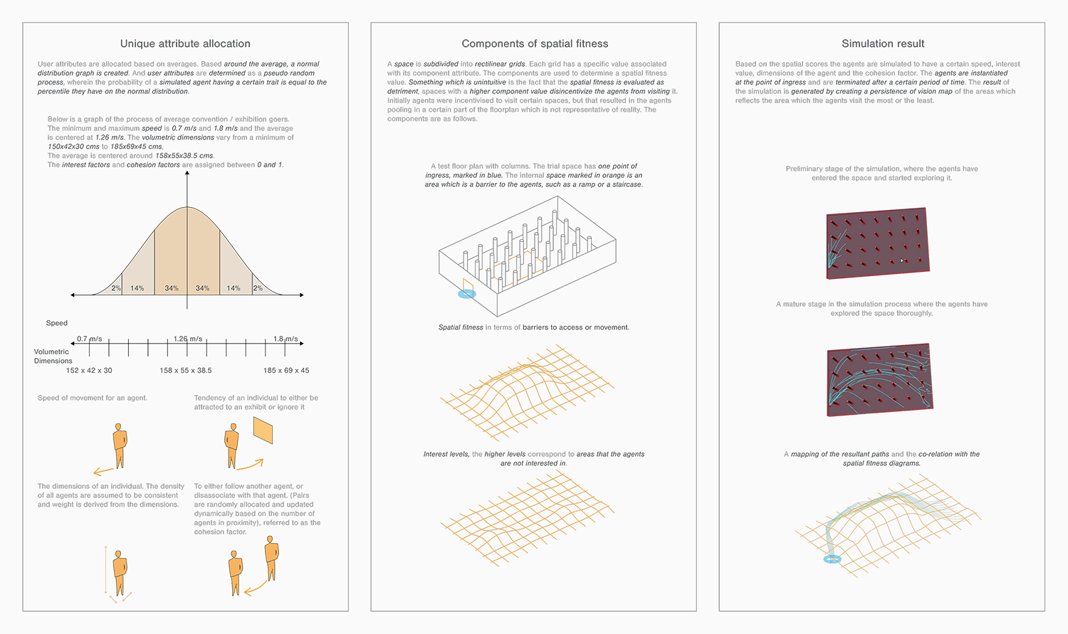 Crowd simulation system