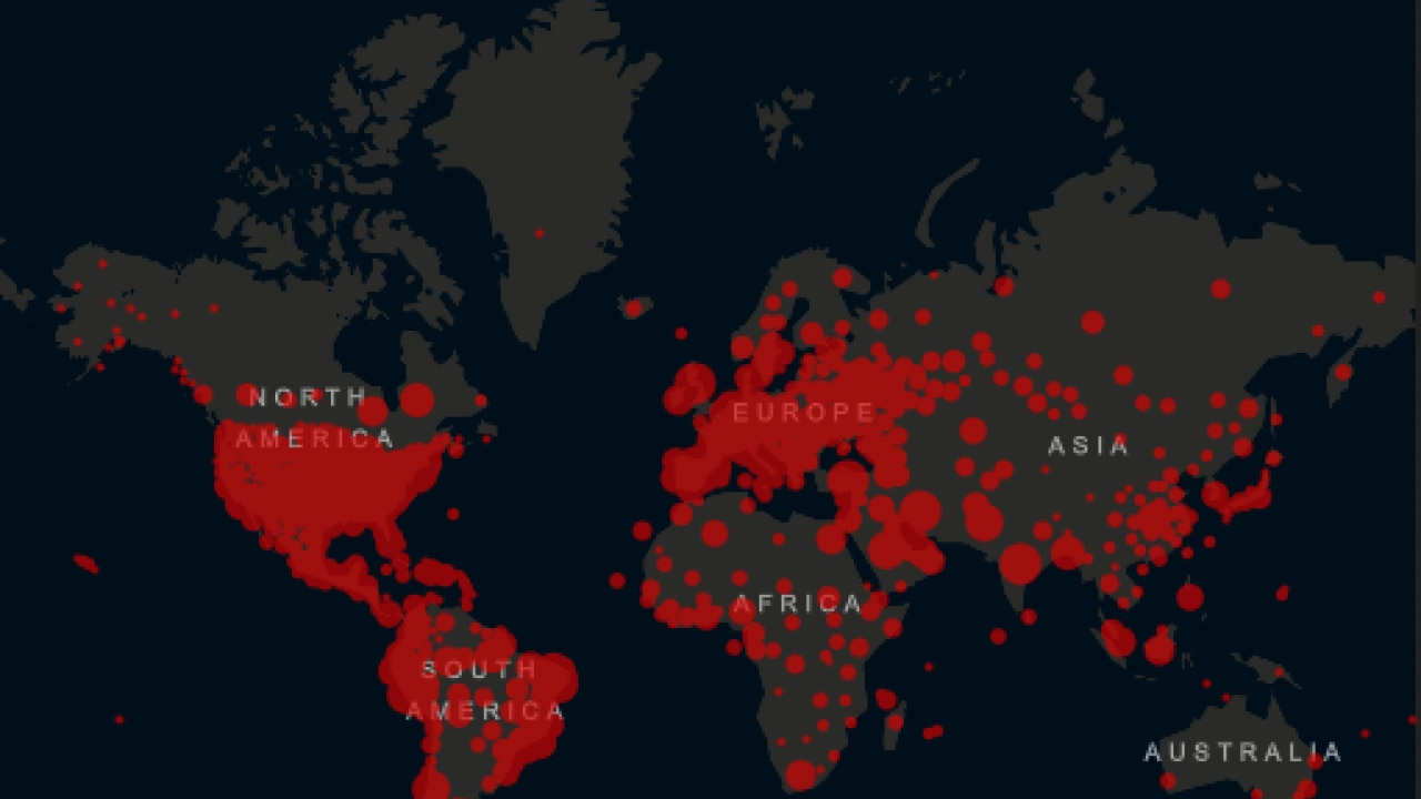 Regular covid map